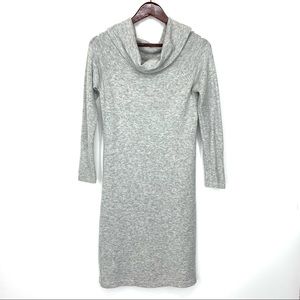 Rachel Zoe Merino Wool Blend Cowl Neck Long Sleeve Knit Midi Dress Size Small